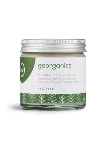 Dentifrico Mineral Arbol Del Te Crema 60 Mililitros Georganics