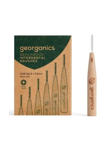 Cepillo Interdental Madera De Haya 2. Georganics