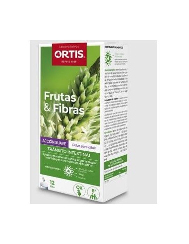 Frutas Y Fibras Delicado Embarazo Polvo 12 Sobres Ortis