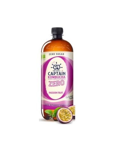 Kombucha Zero Frutas De La Pasion 1Lt. Bio Captain