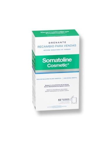 Somatoline Vendas Reductoras Drenantes Recambio 6U Somatoline