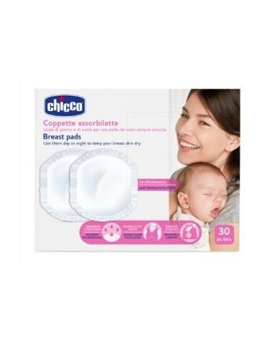 Disco Lactancia Absorb Desechable Antibact 30Un Chicco