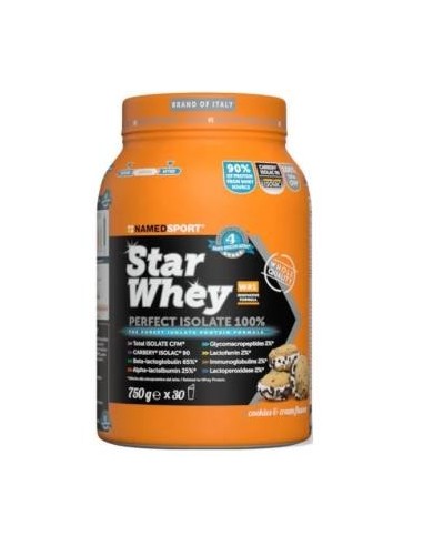 Satr Whey Isolate Cookies Cream 750 Gramos Named Sport