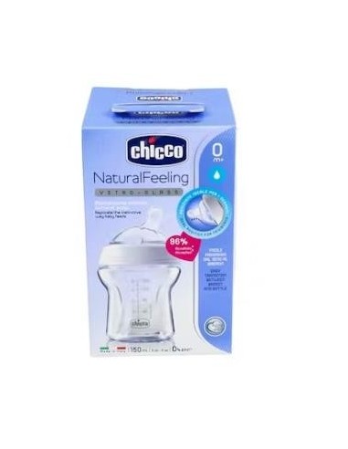 Biberon Nat B/Ancha Sili Redon Flu Len +0M 150 Ml Chicco