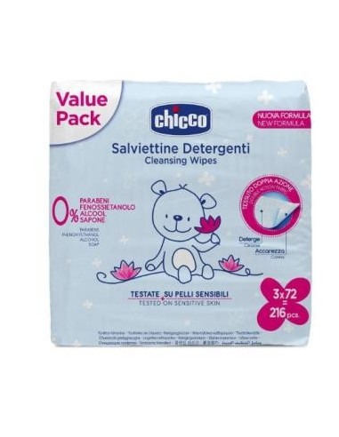 Tripack Toallitas 3X72Unids Chicco