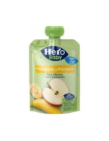 Hero Baby Manzana-Platano 100 Gramos Hero