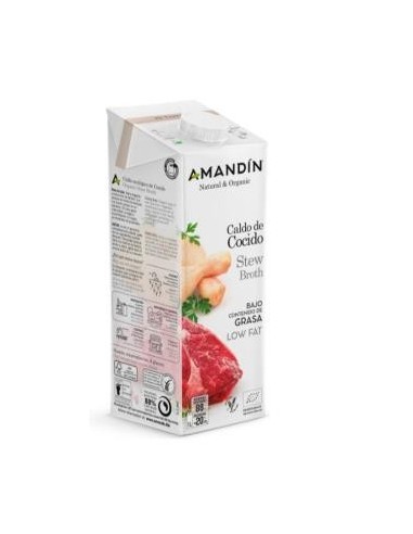 Caldo De Cocido 1Lt 6Uds. Bio Amandin