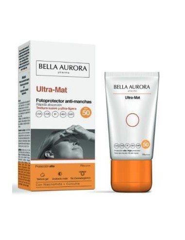 Solar Ultra Mat Spf50 Antimanchas 50 Mililitros Bella Aurora