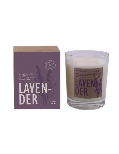 Vela Vaso Botvasl Lavanda 7,5X9Cm 1Ud Cerabella