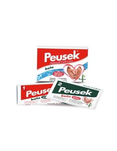 Peusek Baño Antitranspirante Pies 2 Sobres Peusek