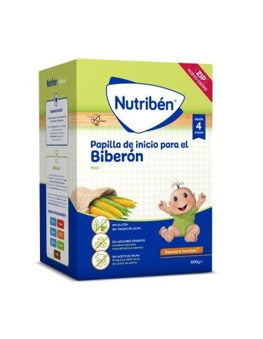 Nutriben Inicio Biberon Papilla S/Gluten 600 Gramos Nutriben