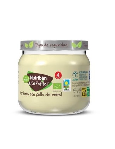 Nutriben Eco Potito Inicio Verduras-Pollo 120Gr Nutriben