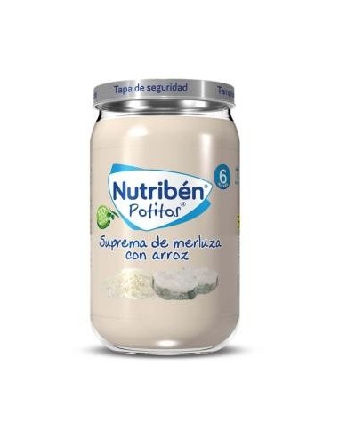 Nutriben Potito Suprema Merluza Arroz 235 Gramos+6M Nutriben