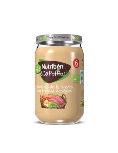 Nutriben Eco Potito Verduras-Ternera Eco 235Gr +6M Nutriben