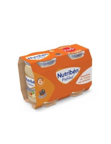 Nutriben Potito Macedonia Fruta Cereales 2X190 Gramos Nutriben