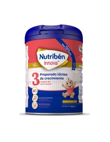 Nutriben Leche Innova 3 Sc 800 Gramos Nutriben