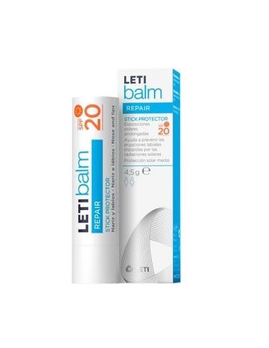 Letibalm Repair Sol-Frio Spf 20 Nariz-Labios 4,5Gr Leti