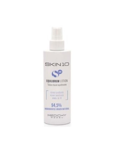 Skin10 Equilibrium Lotion Tonico Facial 250 Mililitros Medichy Model