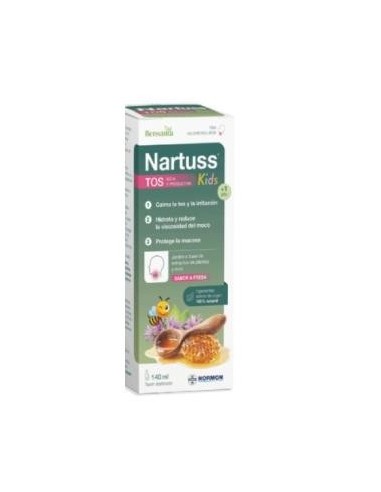 Bensania Nartuss Kids Tos Seca Y Productiva 140 Ml Normon