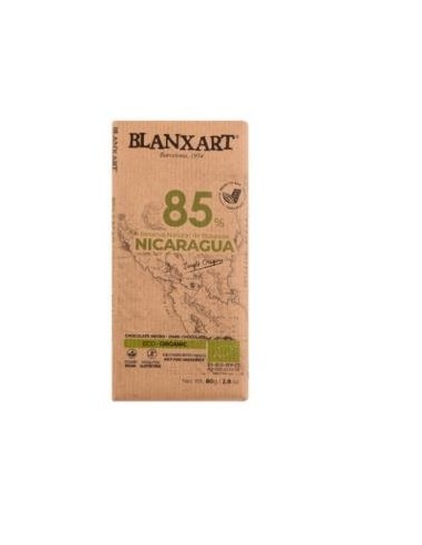 Chocolate Negro 85% Nicaragua 80 Gramos Eco Blanxart