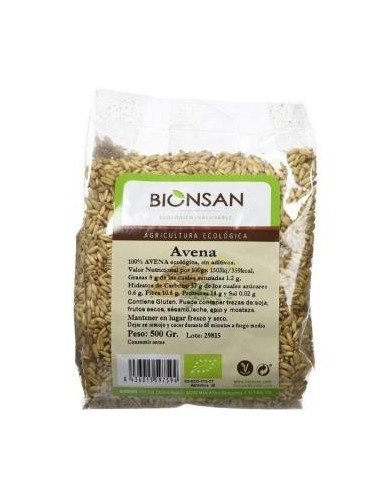 Avena Grano Proximidad 500 Gramos Eco Bionsan