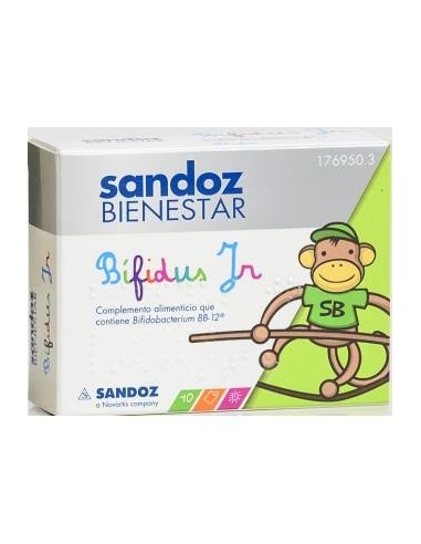 Sandoz Bienestar Bifidus Jr Expositor 24 Unidades Sandoz Bienestar