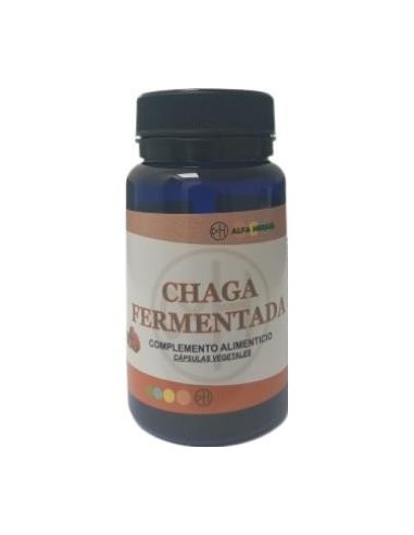 Chaga Fermentada 60 Cápsulas vegetales Alfa Herbal