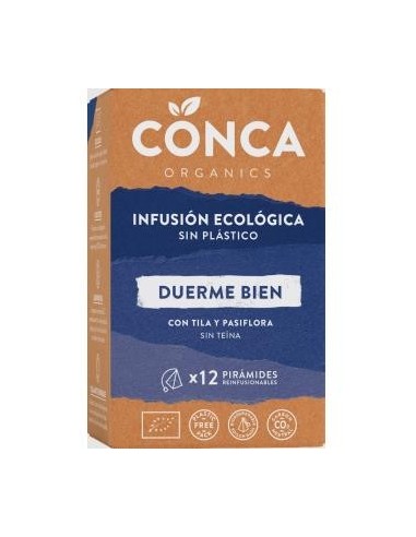 Duerme Bien Infusion 12Piramides. Eco Conca Organics