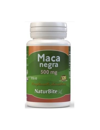 Maca Negra 500Miligramos 120 Comprimidos Naturbite