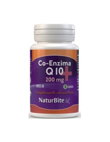 Co-Enzima Q10 200Miligramos 30 Cápsulas  Naturbite