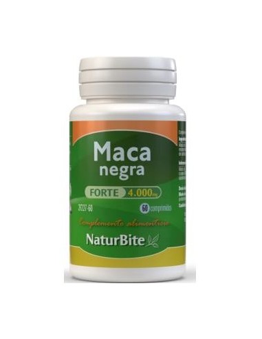 Maca Negra Forte 4000Miligramos 60 Comprimidos Naturbite