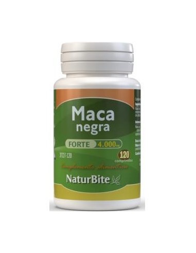 Maca Negra Forte 4000Miligramos 120 Comprimidos Naturbite