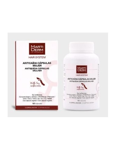 Martiderm Hair System Anticaida Mujer 90 Caps Martiderm