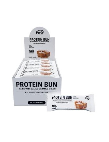 Protein Bun Bizcocho Salted Caramel 15Udsx60 Gramos Pwd Nutrition