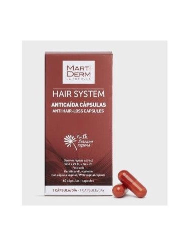 Martiderm Hair System Anticaida 60 Caps Martiderm