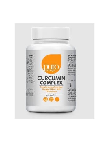 Puro Omega Curcumin Complex 60Perlas Puro Omega