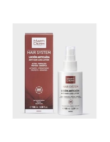 Hair System 3Gf Locion Anticaida Unisex 100 Ml Martiderm