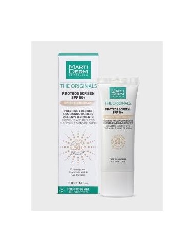 Proteos Screen Crema Flui Spf 50+ Color 40 Ml Martiderm