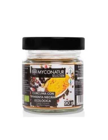 Curcuma+Pimienta 90 Gramos Eco Myconatur