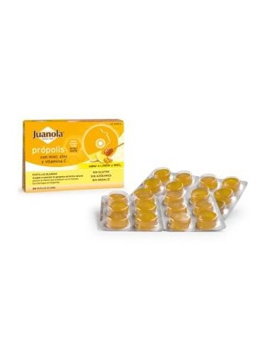 Juanola Pastillas Propolis Miel-Zinc-Vit. C 24 Unidades Juanola