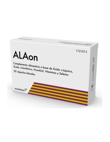 Alaon 30 Cápsulas  Blandas Alfasigma