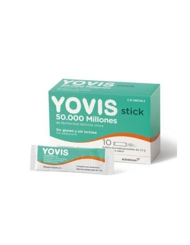 Yovis  Stick 10 Sobres Bucosdisp. Alfasigma