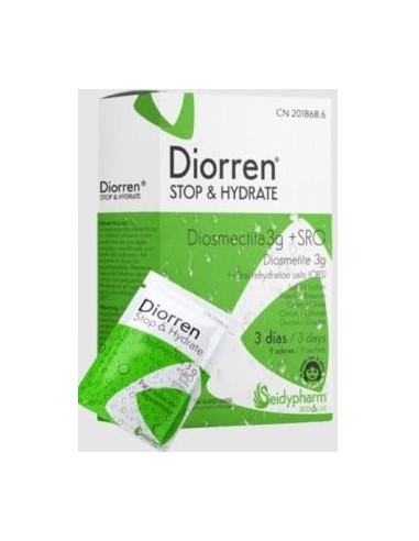 Diorren Stop&Amp Hydrate 8.5 G 9 Sobres Seid