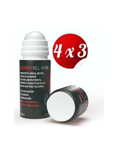 Pack 4x3 Dolocalm Roll-On Bio 50 Ml de Herbora