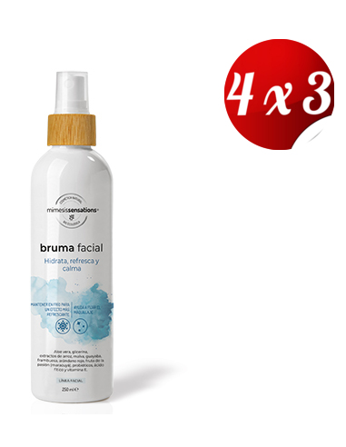 Pack 4x3 Bruma Facial 250 Ml de Herbora