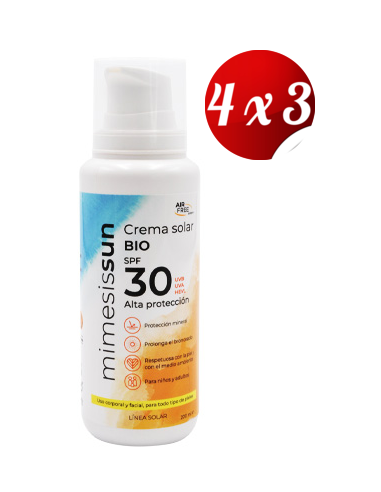 Pack 4x3 Crema Solar Spf 30 200 Ml de Herbora