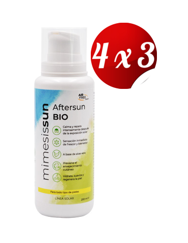 Pack 4x3 Aftersun Bio 200 Ml de Herbora