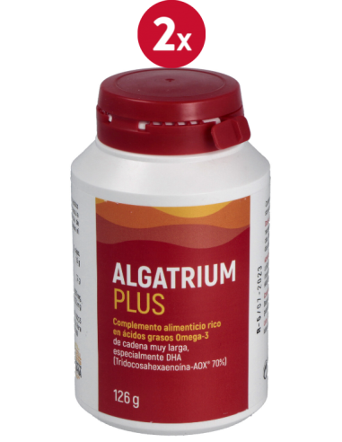 Pack 2 uds Algatrium Plus (350 Mg.Dha)  180 Perlas Algatrium