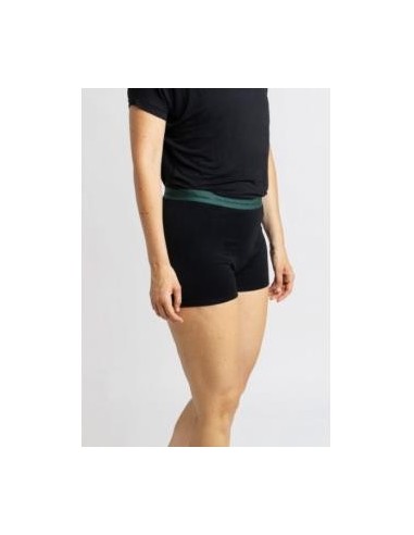 Short Menstrual Negro/Verde Flujo Abundante 4/L. Cocoro