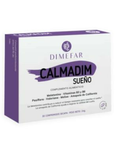 Calmadim Sueño Estuche 30 comprimidos de Dimefar